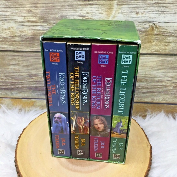 Vntg Lord of the Rings The Hobbit Boxed Book Set - Picture 6 of 12
